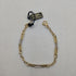 Bracciale Oro 18k uomo catena bicolore 19,5 cm 3.50 gr | Gioiellitosti.it